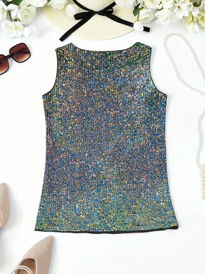 Mune Fashion | Sleeveless Top with Sequins