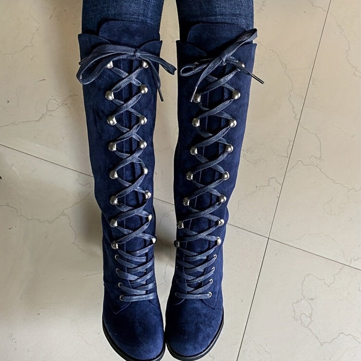 Mune | Knee-High Comfortable Long Winter Boots for Women