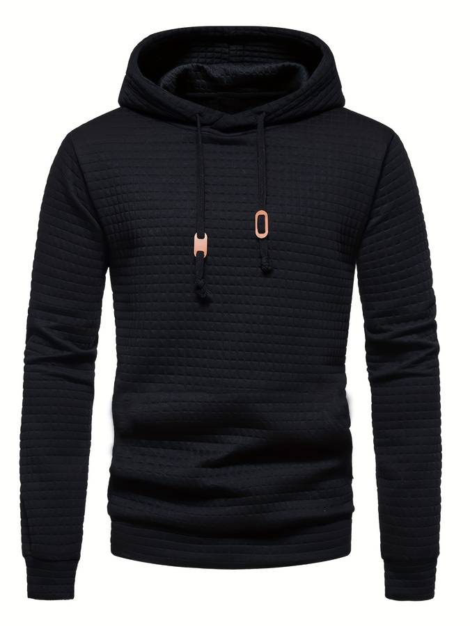 Mune | Casual Waffle Pattern Hoodie for Men