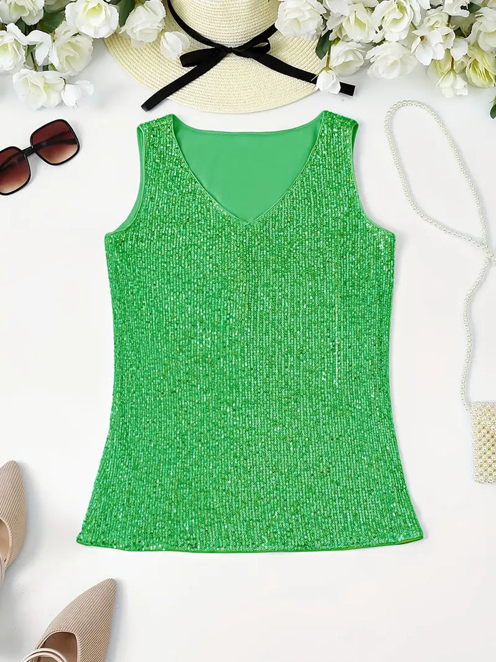 Mune Fashion | Sleeveless Top with Sequins