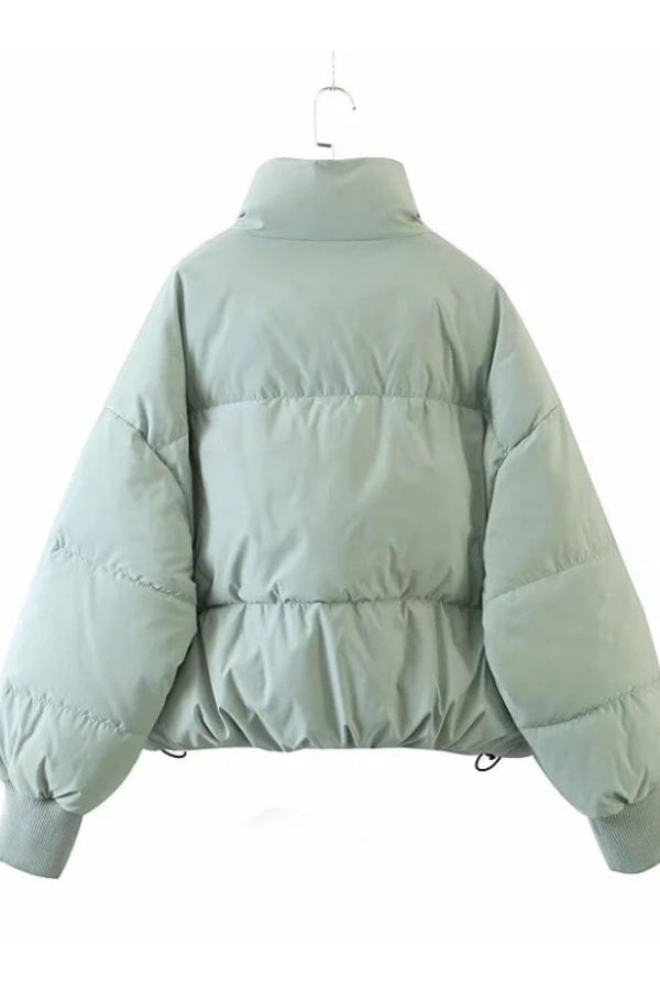 Mune | Collar Zipper Pocket Thick Warm Cotton Jacket