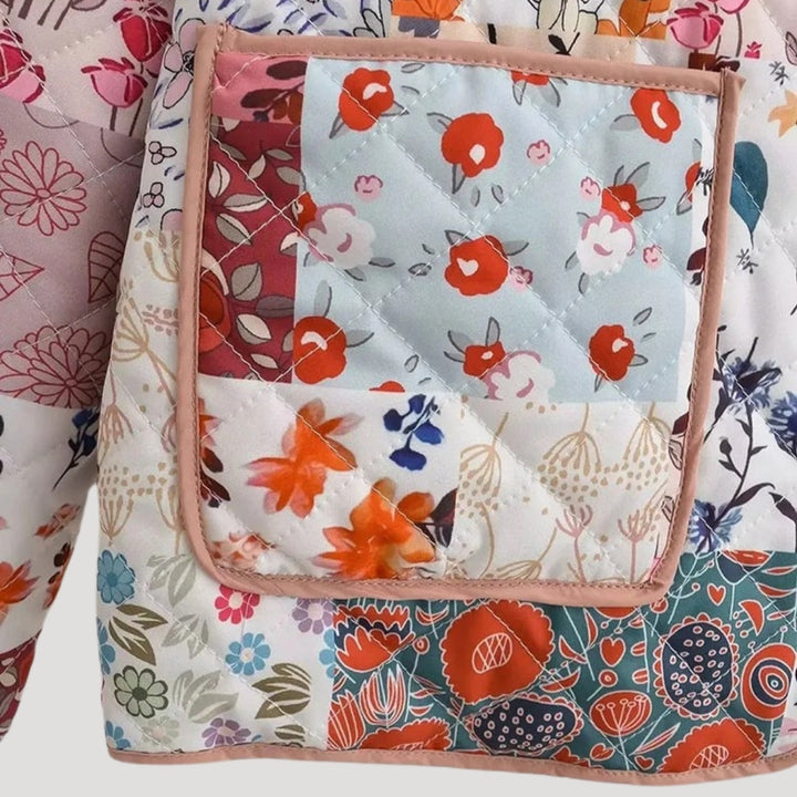 Mune | Women's lightweight summer quilted jacket – printed Boho style