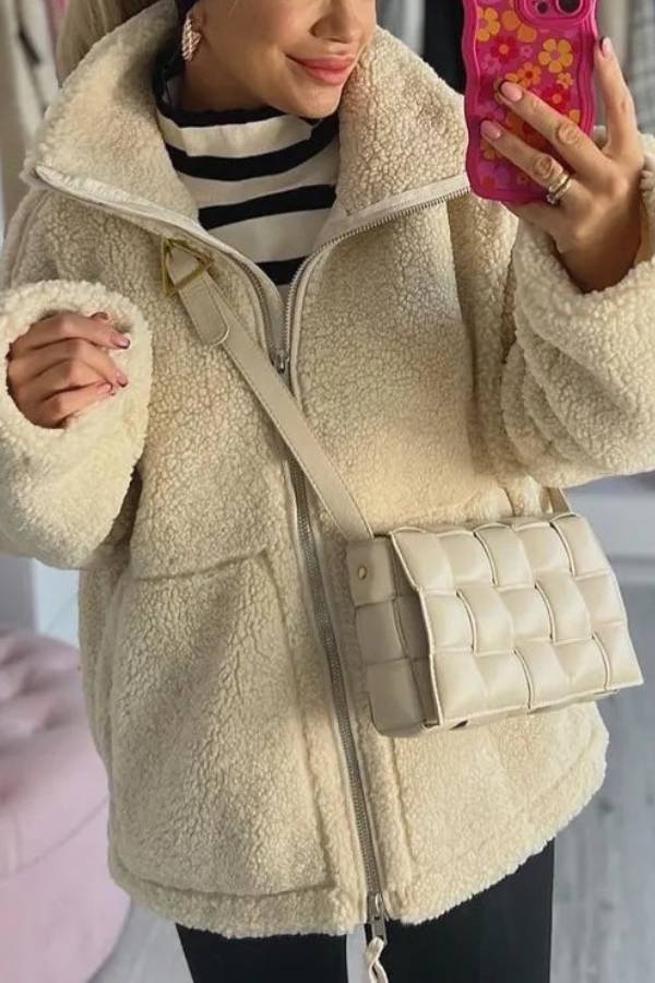 Mune | Full-Zip Teddy Jacket