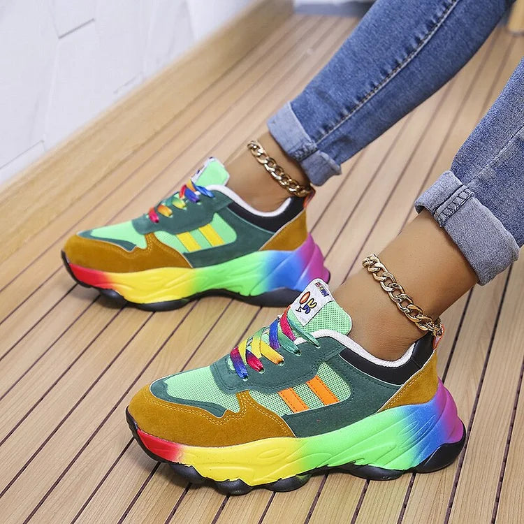 Mune Fashion | Legend Rainbow Sneakers