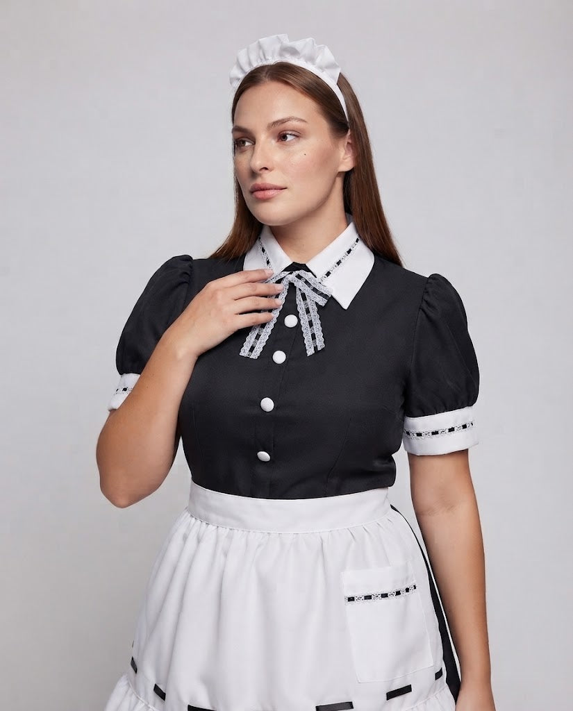 Women's Maid Costume with Accessories Mune Fashion