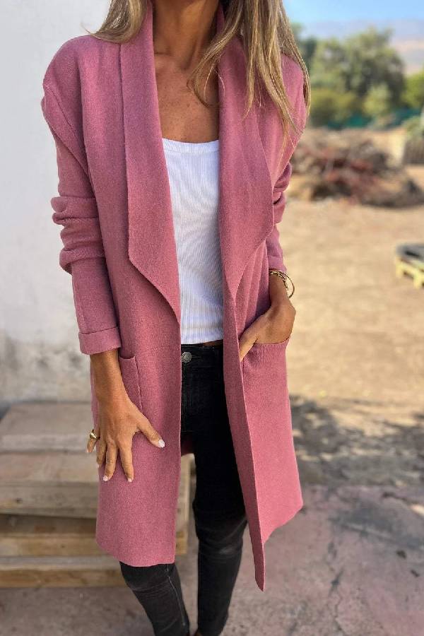 Mune | Mid-Length Cardigan Jacket