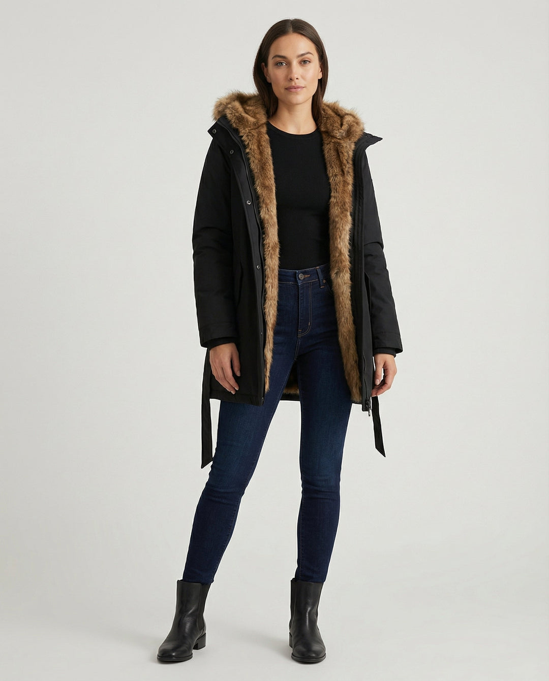 Warm Fur Winter Jacket Women