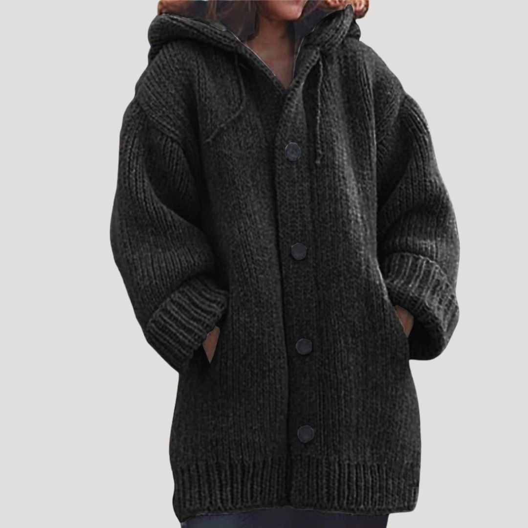Mune | Women's chunky knitted wool winter coat