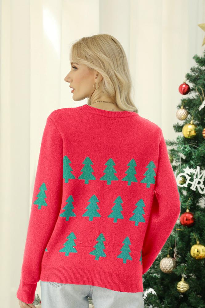 Mune | Sparkling Sequin Christmas Tree Knitted Sweater