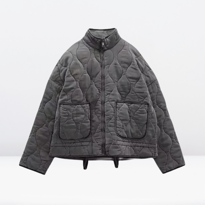 Mune | Women's Quilted Jacket with Drawstring & Zipper