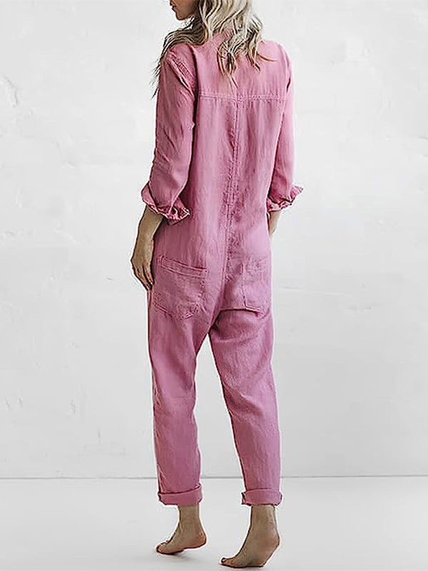 Long-sleeved jumpsuit