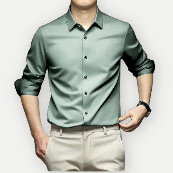 Wrinkle-free, non-iron shirt