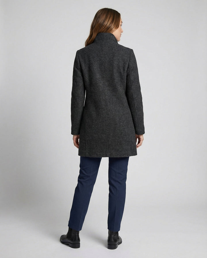 Elegant Vintage Wool Coat Women