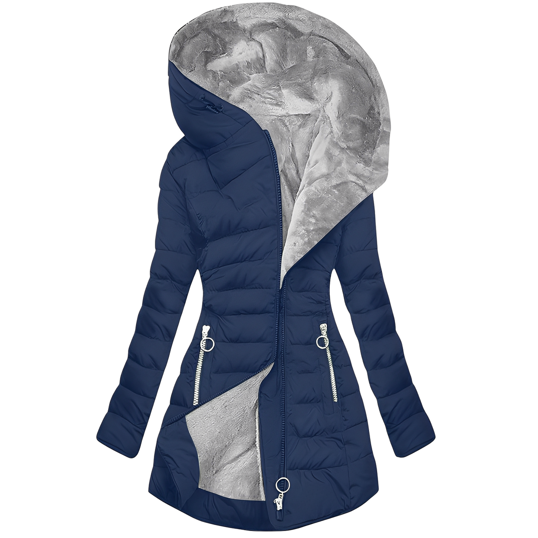 Mune | Modern Winter Jacket with Hood for Women