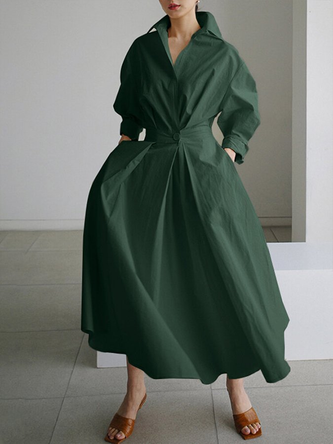 Mune | Elegant Shirt Dress with Buttons