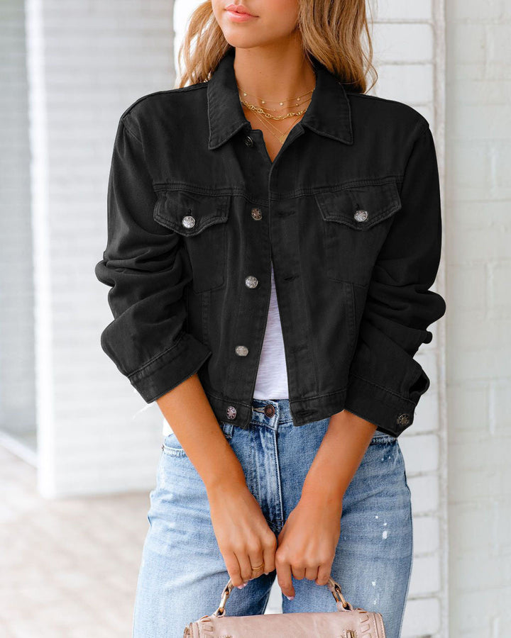 Mune Fashion | Casual Denim Jacket with Pockets for Women
