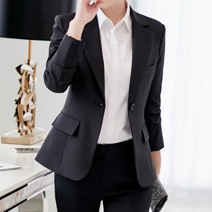 Women's Tailored Slim Fit Office Blazer