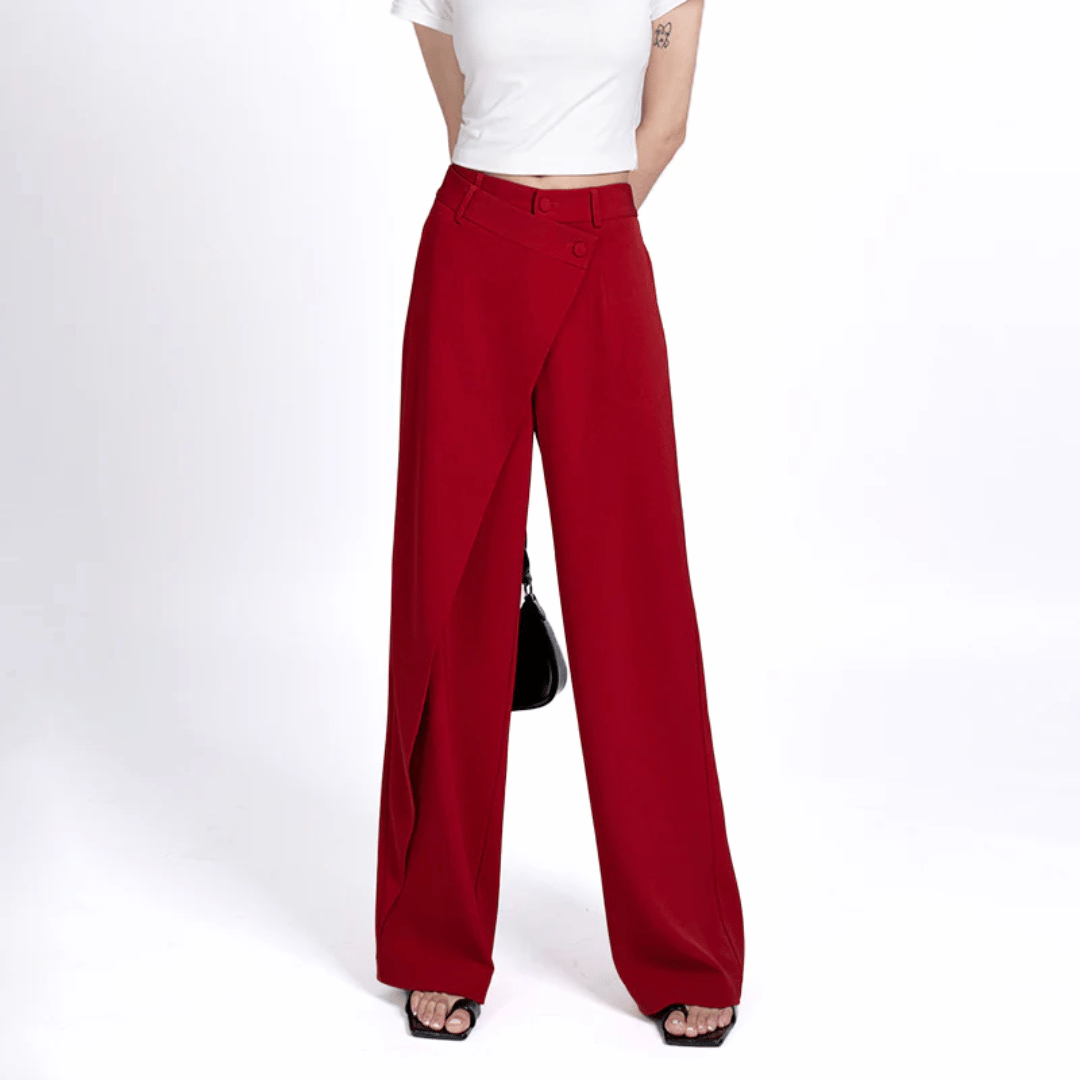Mune | Wide-Leg Pants - Asymmetrical & Luxurious Wide-Leg by Isabella Vionnet