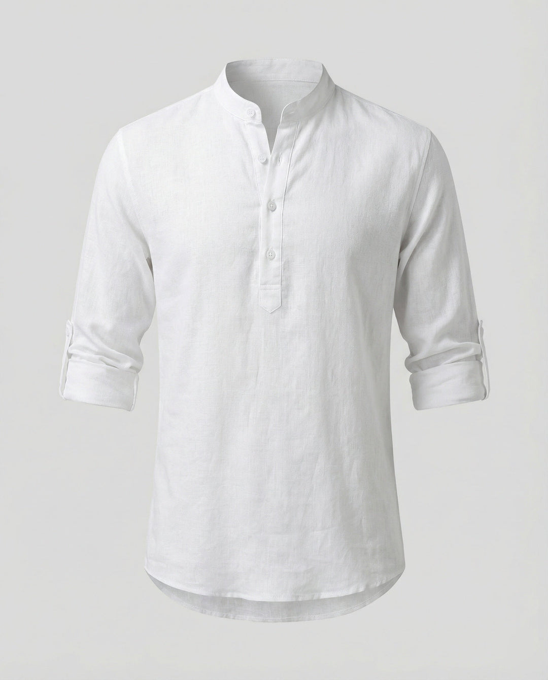 Elegant Linen Shirt With Collar