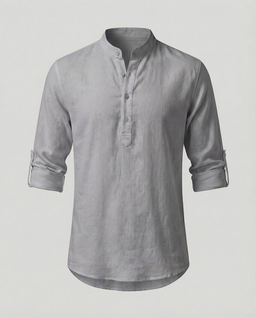 Elegant Linen Shirt With Collar