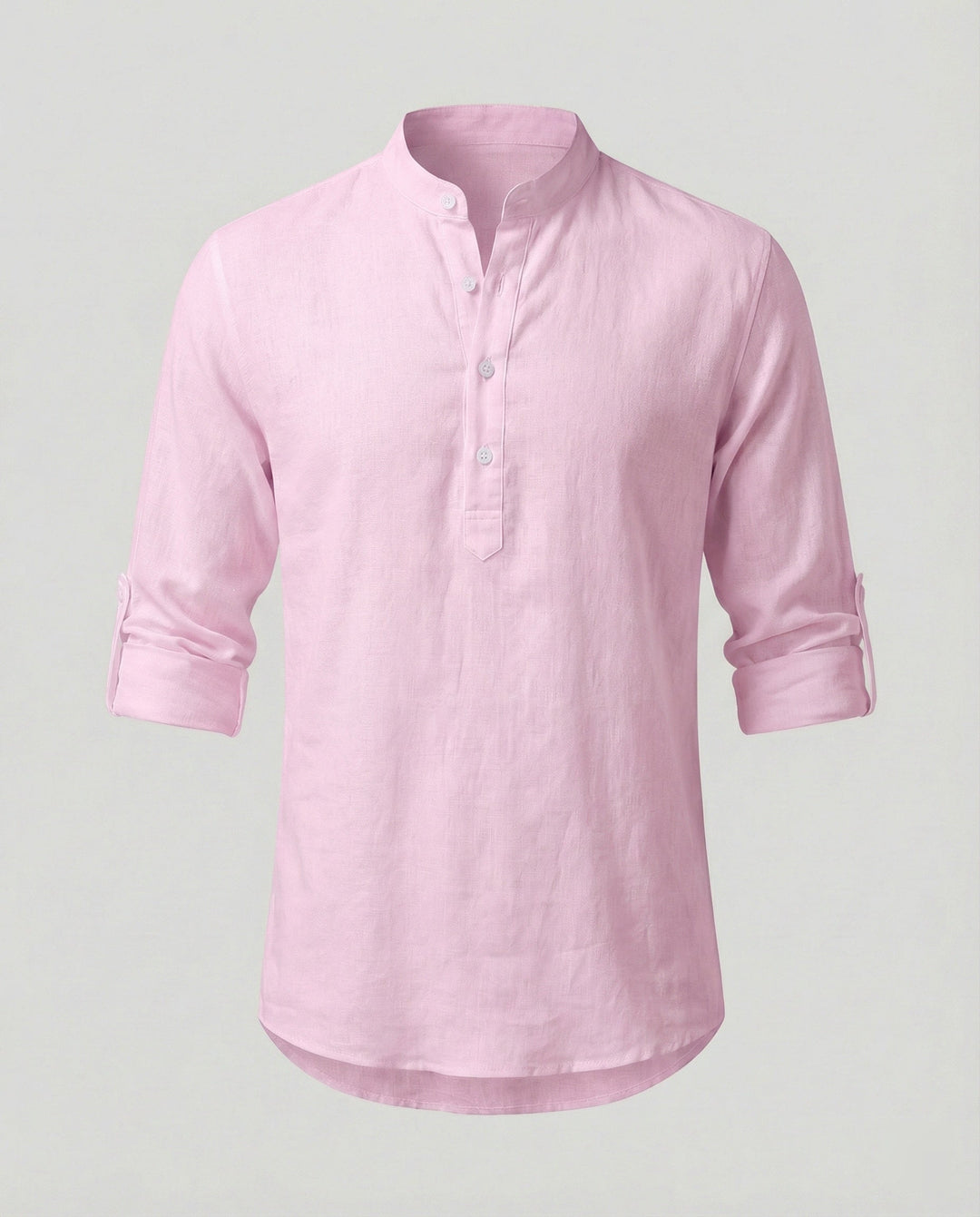 Elegant Linen Shirt With Collar