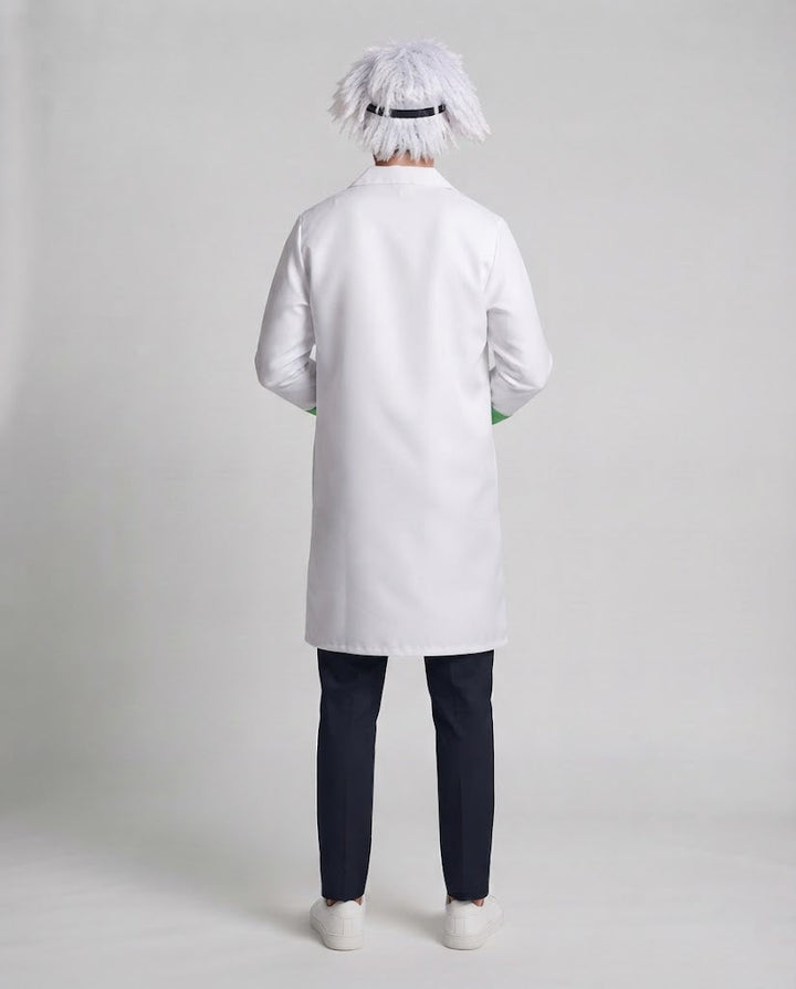 Men's Scientist Costume with Colorful Colors and Accessories Mune Fashion