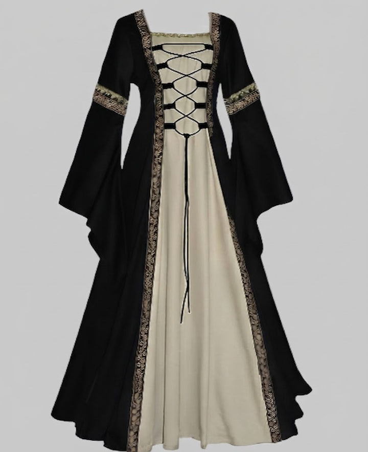 Women's historic fairy tale dress with elegant lacing design Mune Fashion