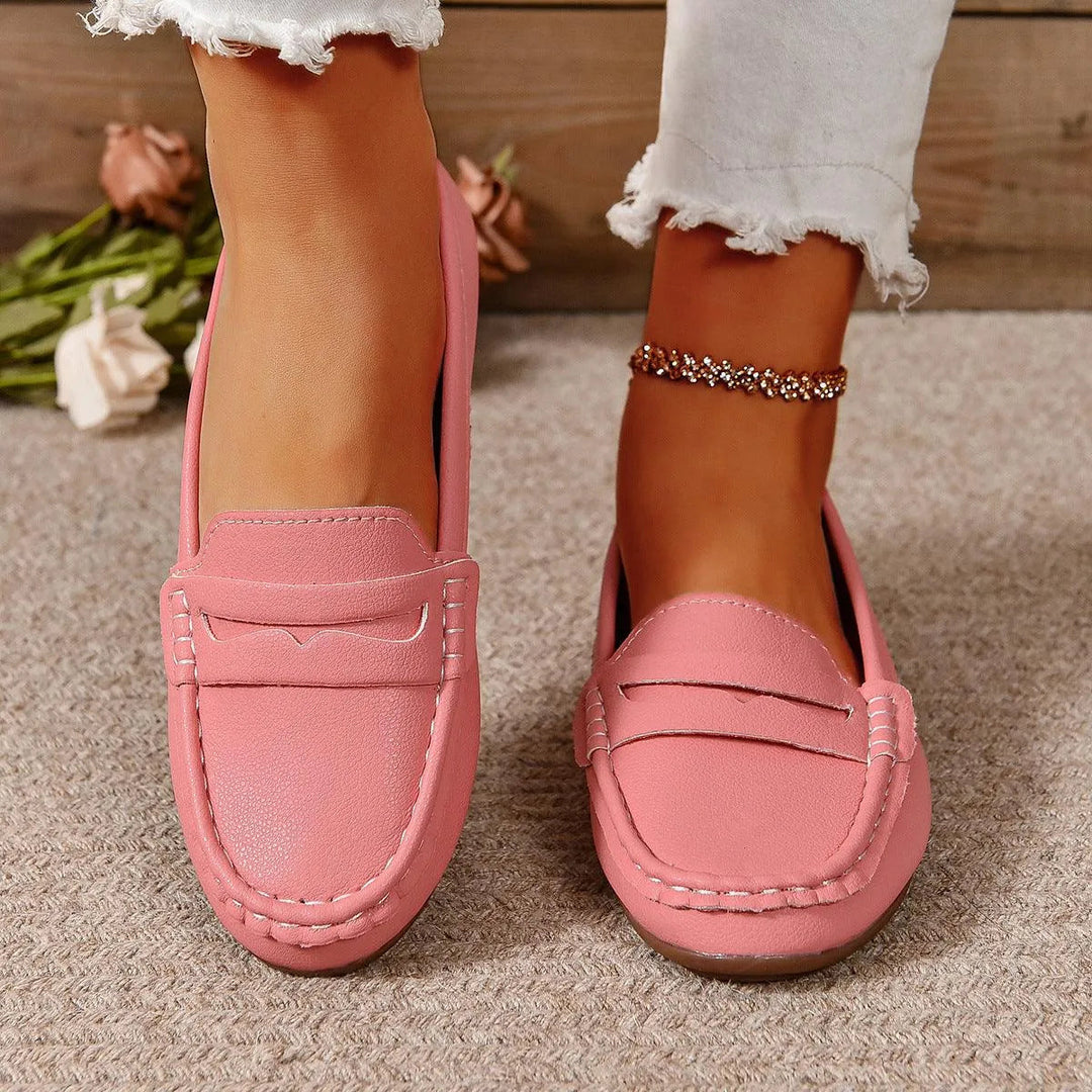 Mune Fashion | Gommino Flat Crossed Soft Sole Women
