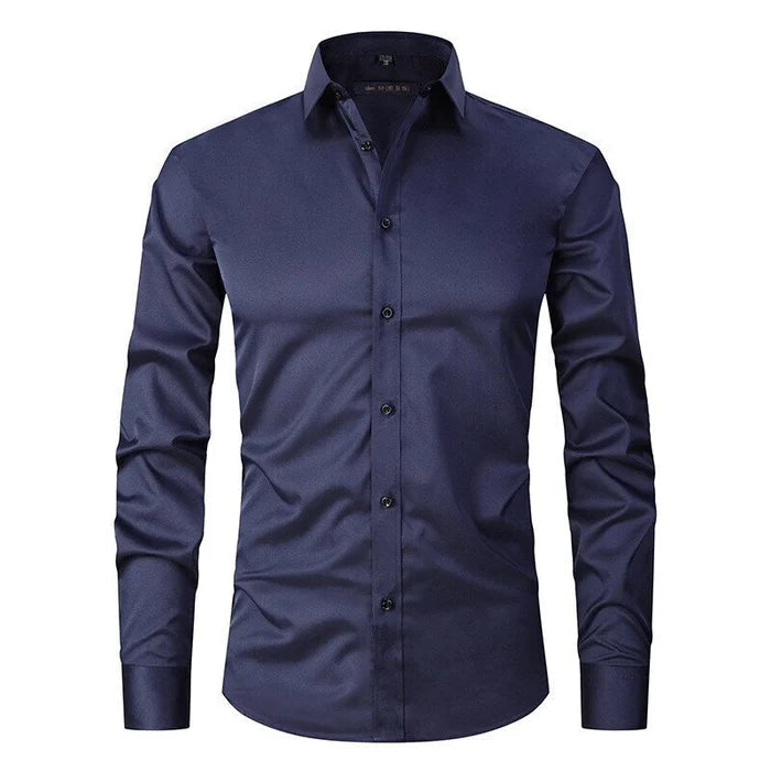 Non-iron Stretch Shirt Men's Slim Fit