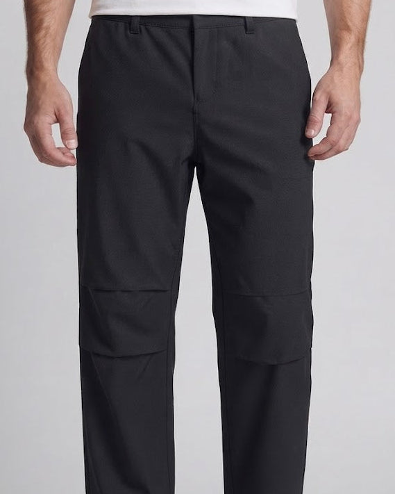 Men's Relaxed Wide-Leg Pants made of technical stretch twill with clean waistband Mune Fashion
