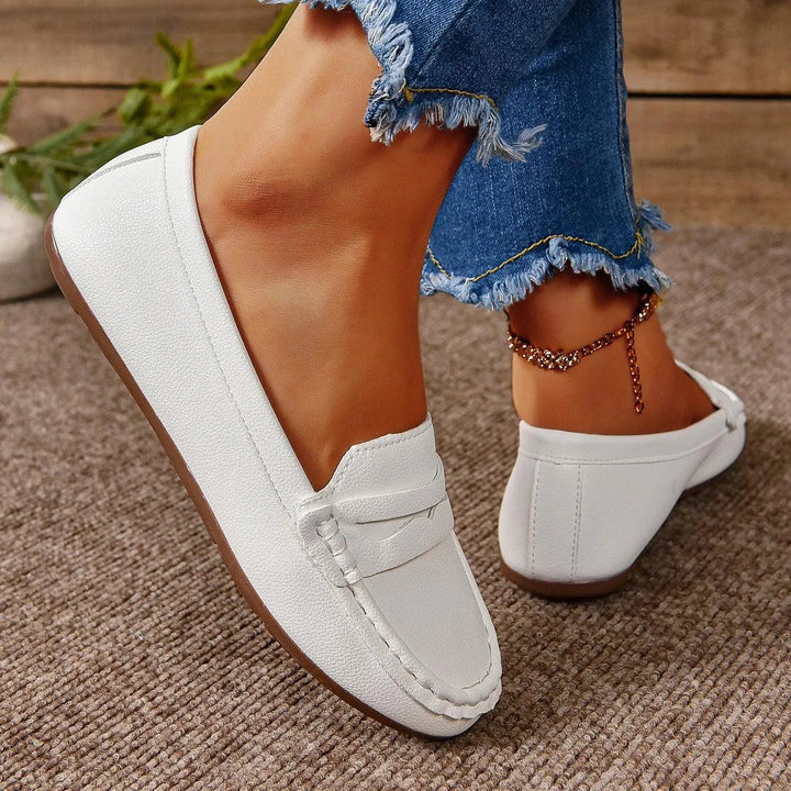Mune Fashion | Gommino Flat Crossed Soft Sole Women