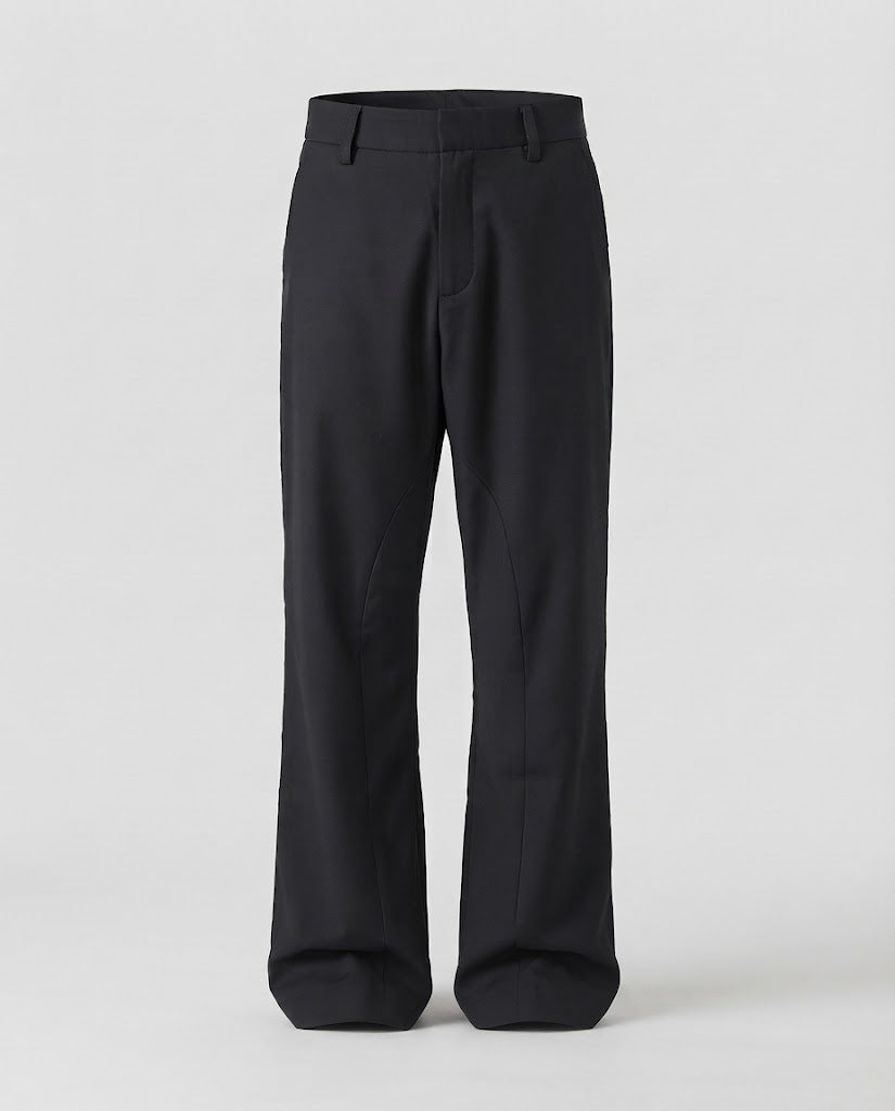 Men's suit trousers in a tailored look with crease and wide leg Mune Fashion