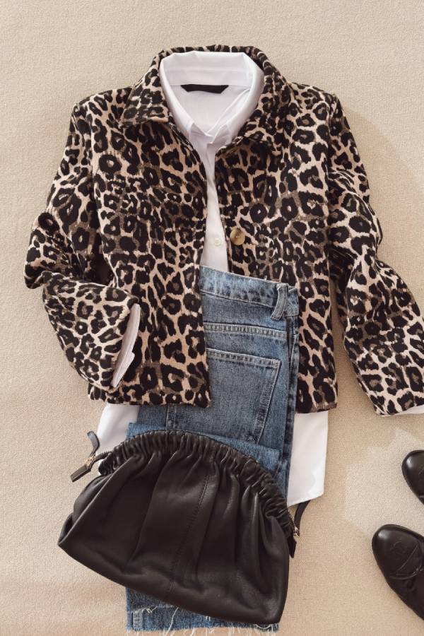 Mune | Cropped Leopard Jacket