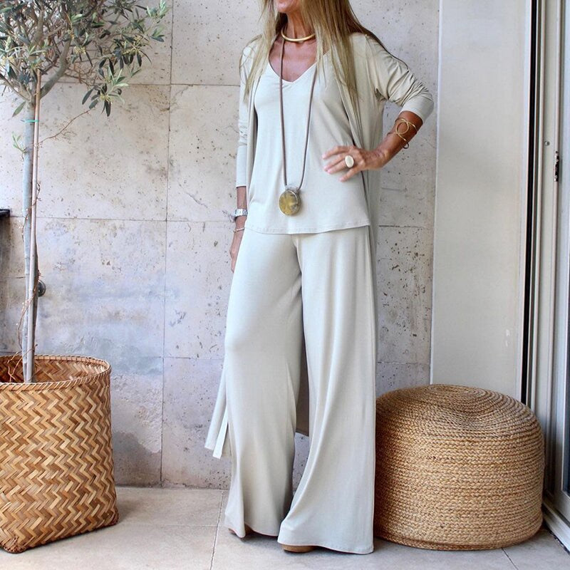 Mune | Three-Piece Comfortable Linen Set