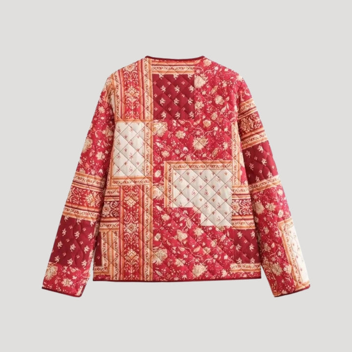 Mune | Women's lightweight summer quilted jacket – printed Boho style