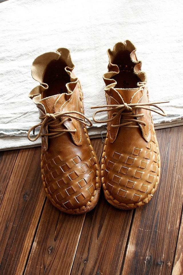 Mune Fashion | Retro Artistic Real Women's Shoes