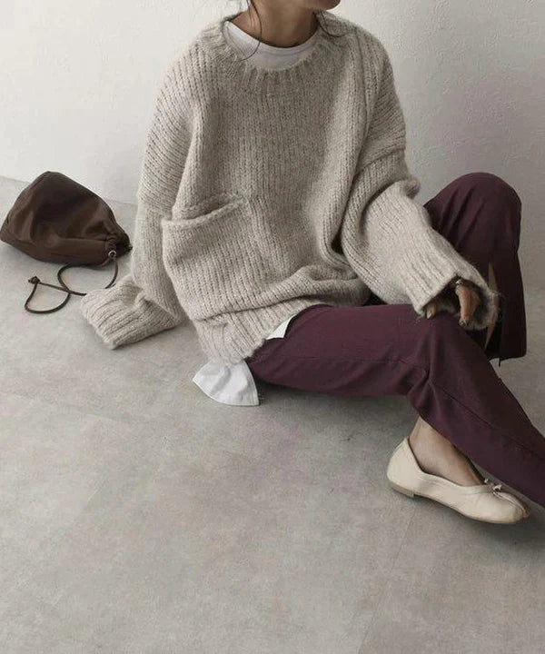 Mune | Oversized comfortable pullover with pocket