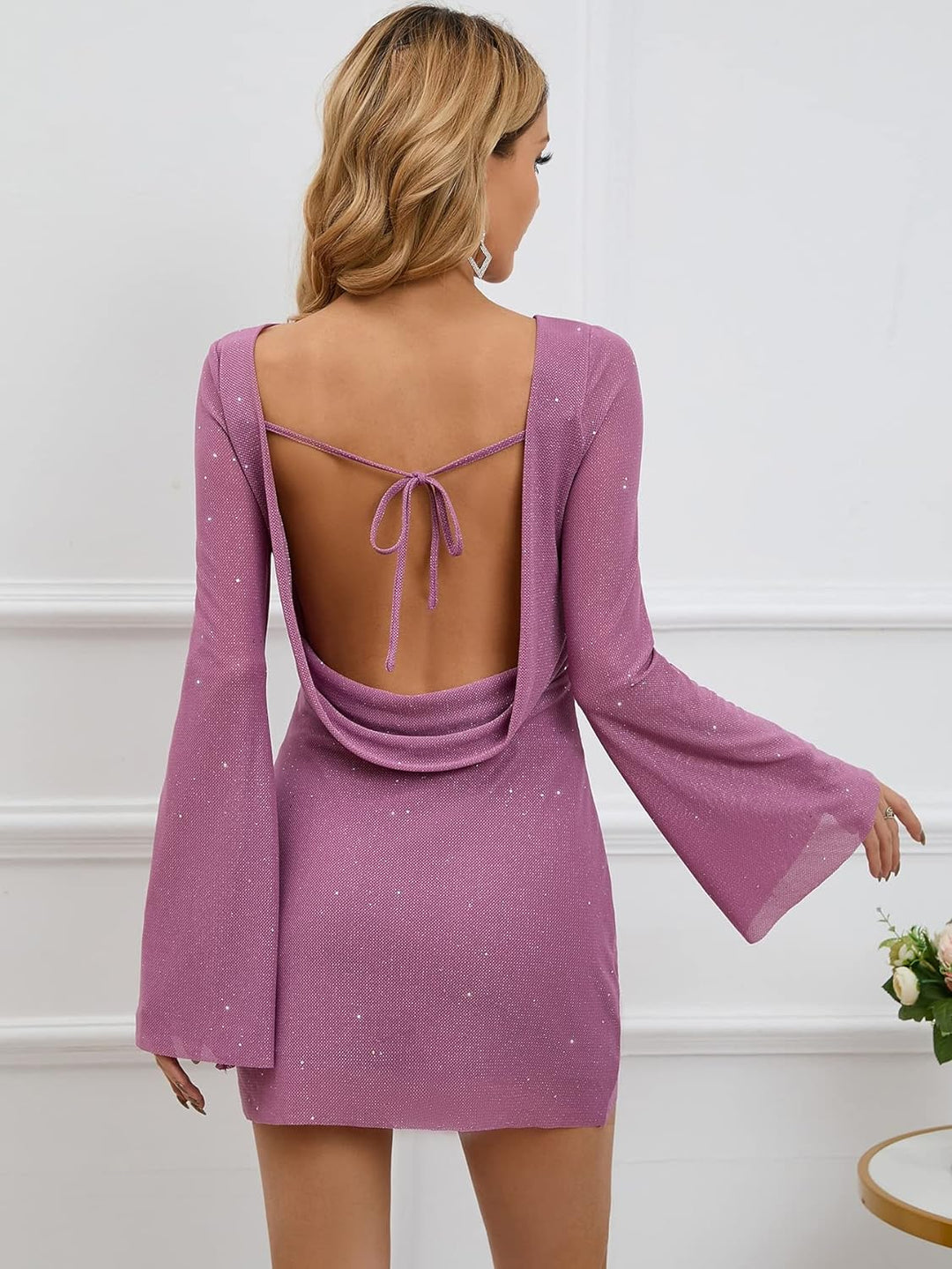 Mune | Short Party Dress With Long Sleeves