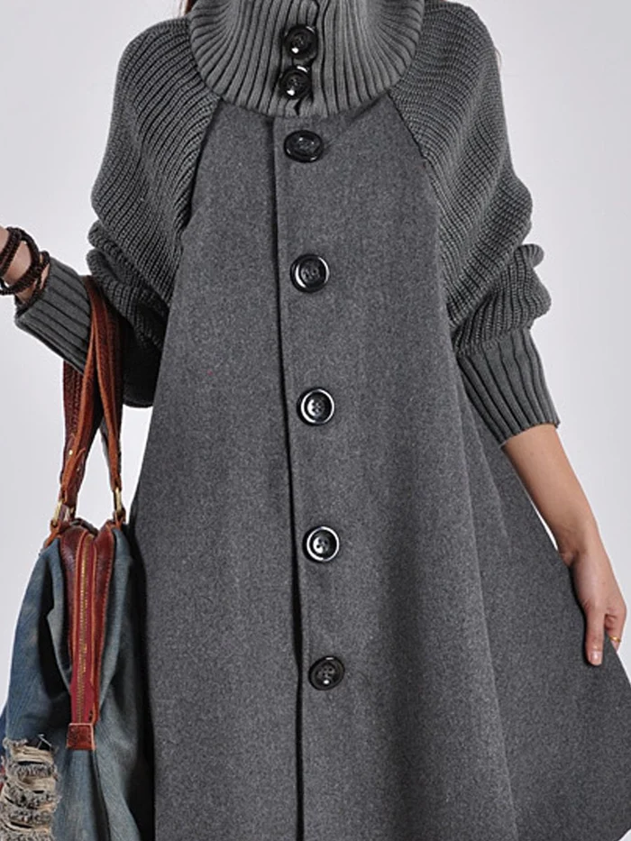 Mune | Long coat in plus sizes