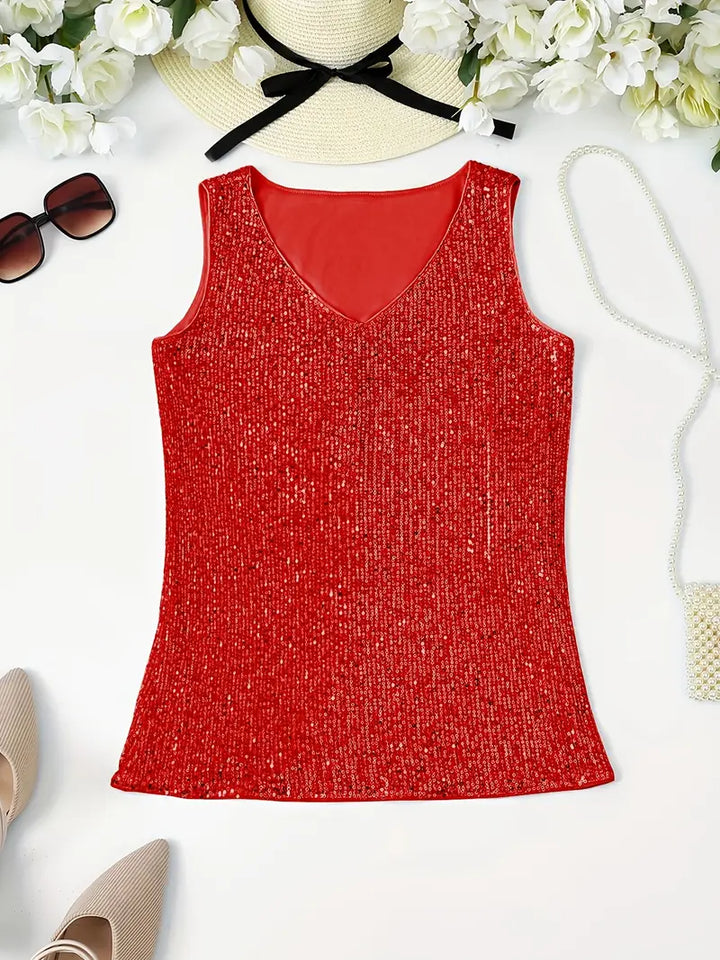 Mune Fashion | Sleeveless Top with Sequins