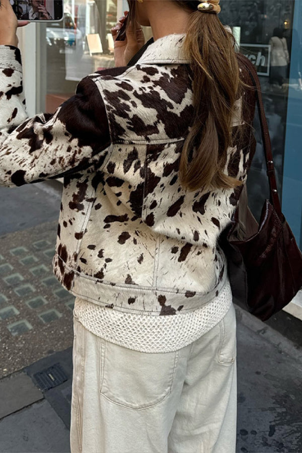 Mune | Revers Comfortable Casual Printed Shirt Jacket