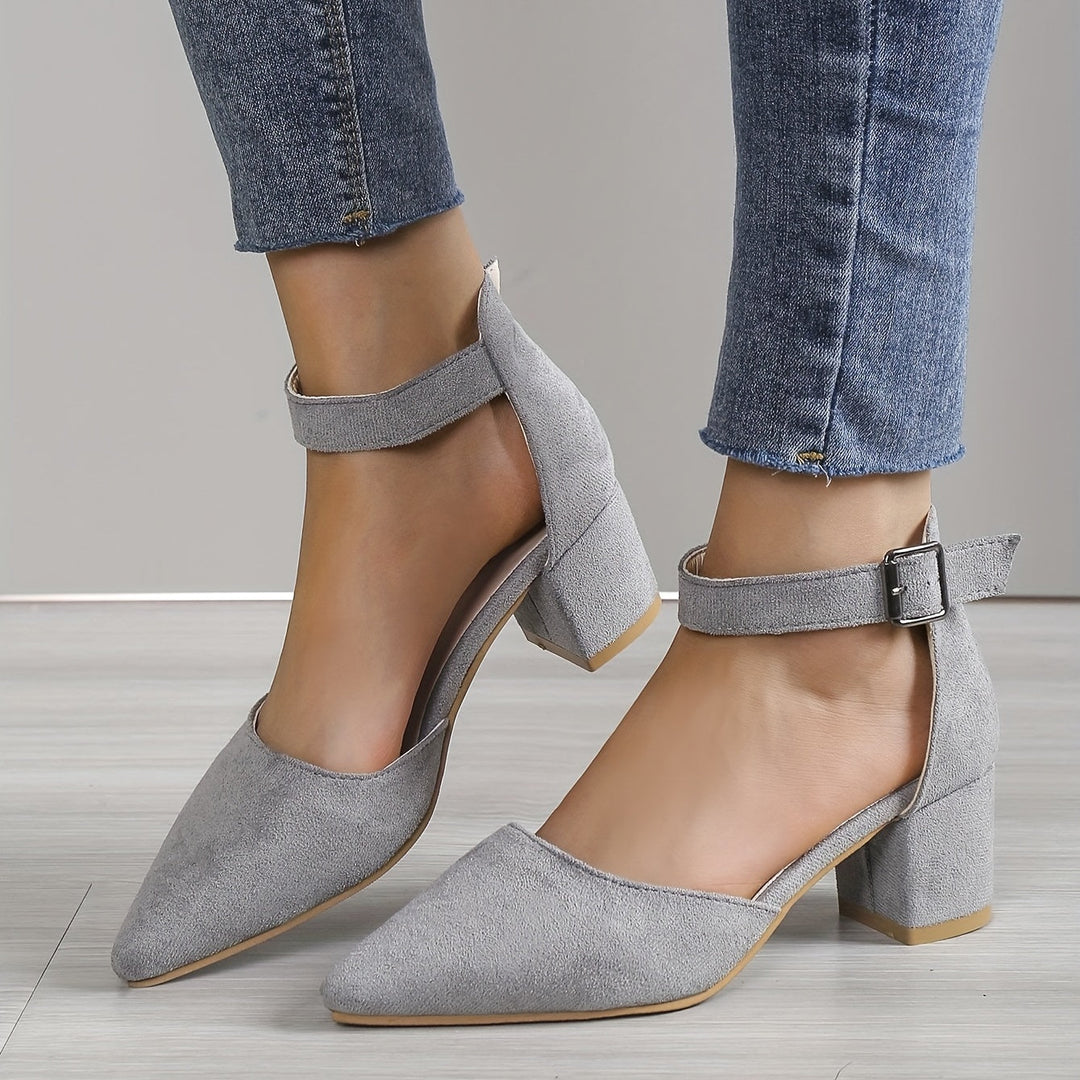 Mune Fashion | Women's sandals with block heel lacing, with ankle straps, Elegant