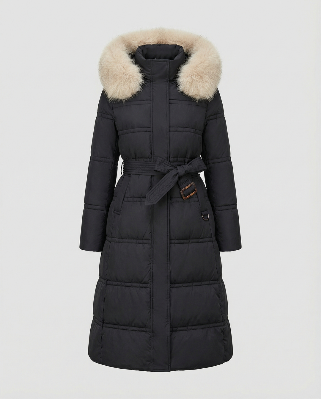 Long padded coat women winter