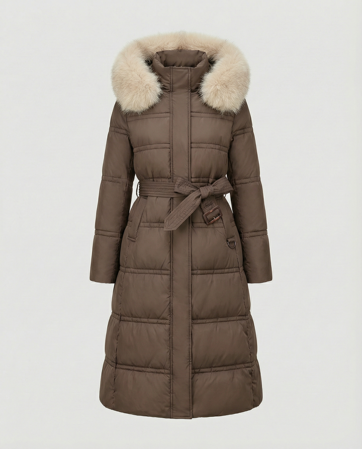 Long padded coat women winter