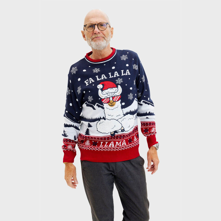 Mune | Fa La La La Llama Sweater Men's