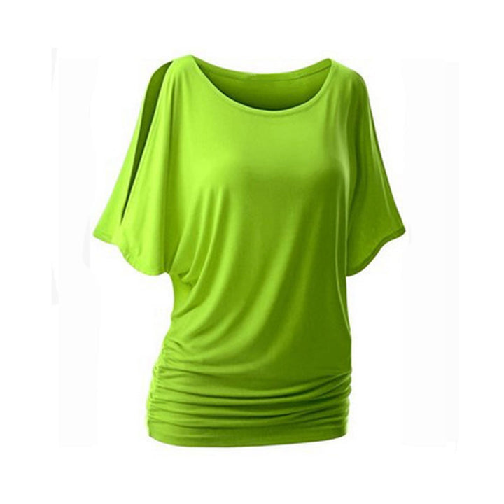 Women's casual oversized T-shirt with delicate ruffle details Mune Fashion