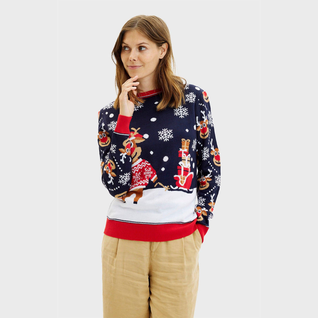 Mune | The Bringing Christmas Gifts Christmas Sweater Women's