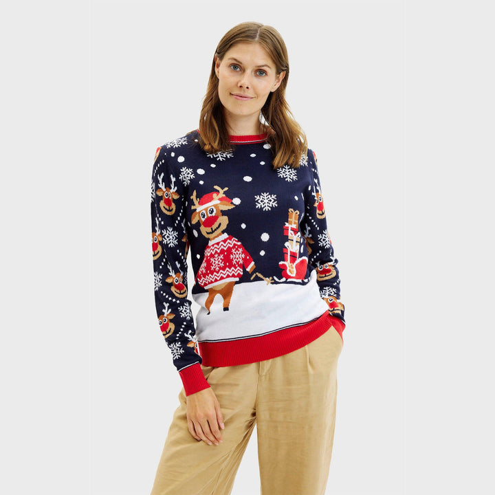 Mune | The Bringing Christmas Gifts Christmas Sweater Women's
