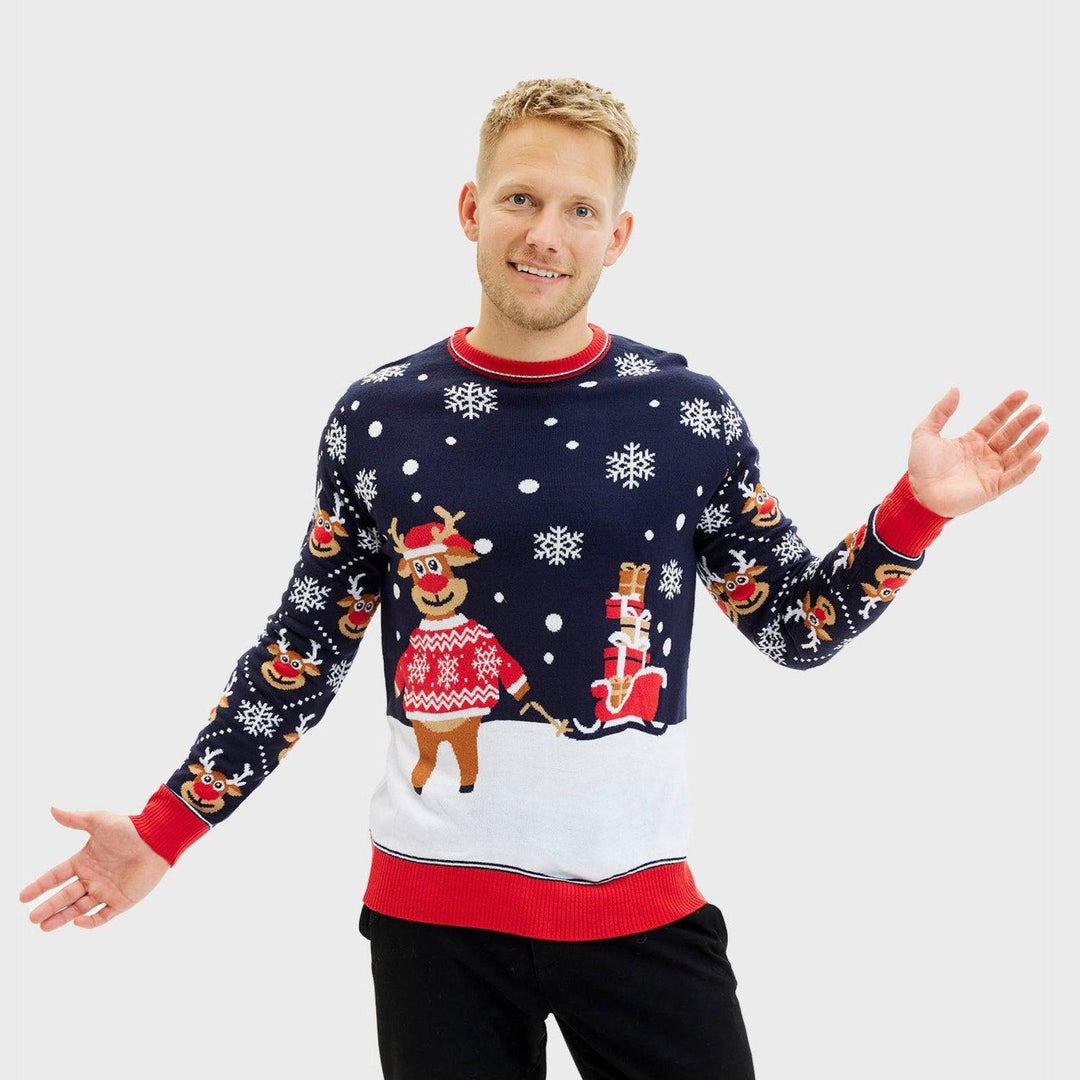 Mune | The Bringing Christmas Gifts Christmas Sweater Men