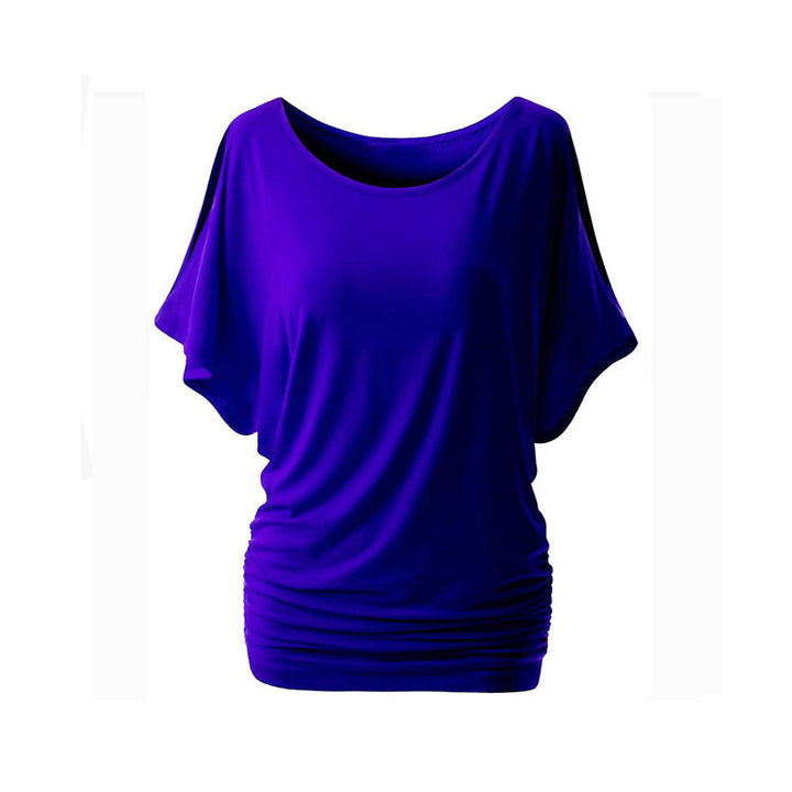 Women's casual oversized T-shirt with delicate ruffle details Mune Fashion